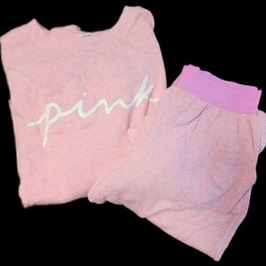 Pink-Victoria Secret- Pink Cozy Wear PJ Sleepwear